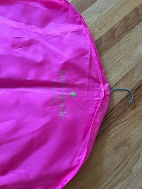 kate spade Hot Pink Garment Bag with Logo